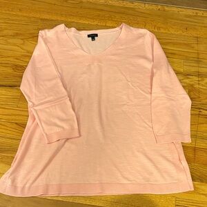 Talbots Soft Pink Knit Top